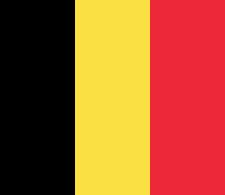 Gent & Bruges Belgique drapeau