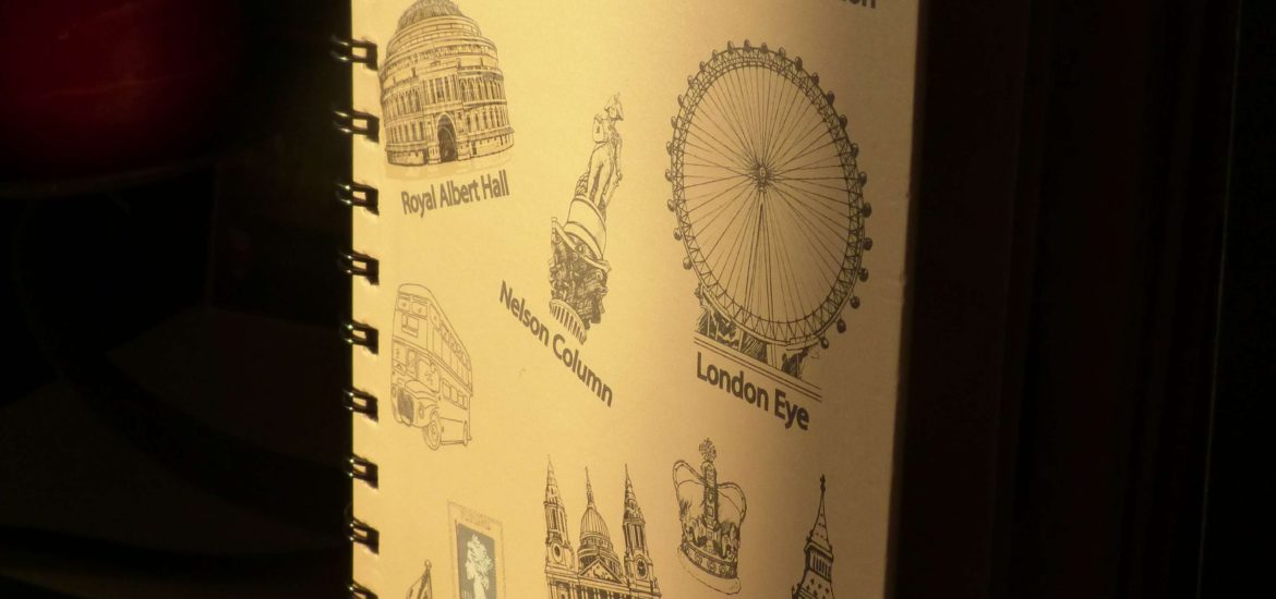 Album scrapbooking scrap londres carnet voyage