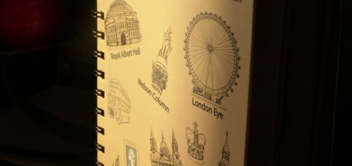 Album scrapbooking scrap londres carnet voyage