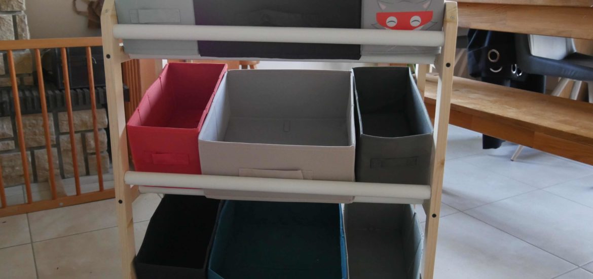 DIY meuble rangement jouets enfants