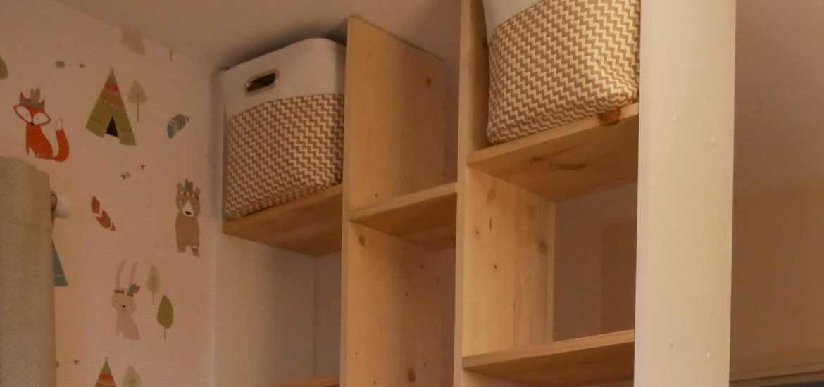 DIY bibliotheque cloison stayfunnyandcreate
