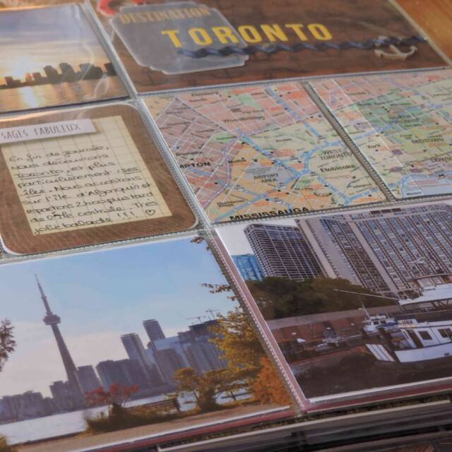Album scrapbooking scrap canada voyage
