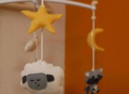 DIY MOBILE FEUTRINE mouton animaux