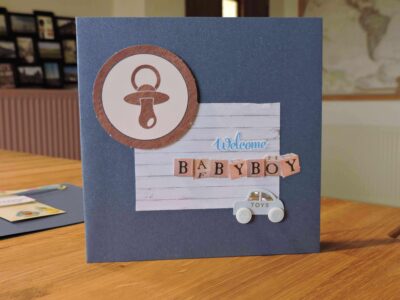 Carte de naissance Carte DIY naissance bienvenue papier à faire soi meme