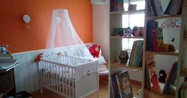 decoration chambre enfant renard orange